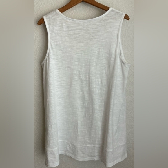 Lands End White Tank Top - Picture 2 of 4